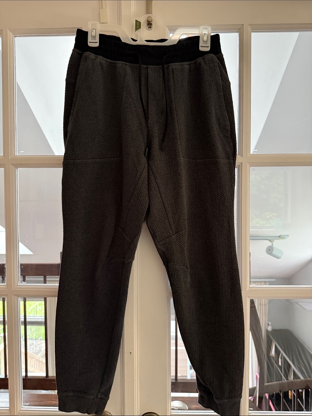 66. Lululemon at ease jogger Heathered grey and black $128 retail